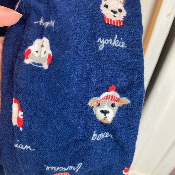 Lands End Dog print flannel pj top w/ many breeds perfect gift NWOT🐕🦺🐩🦮big - Picture 6 of 10